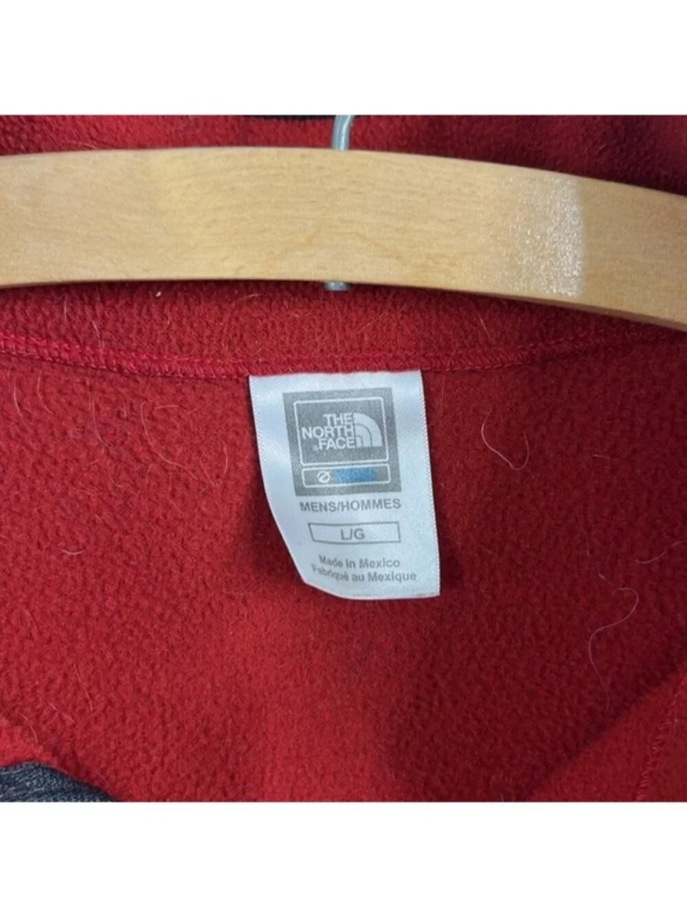 The North Face Men's Red Quarter-Zip Sweater